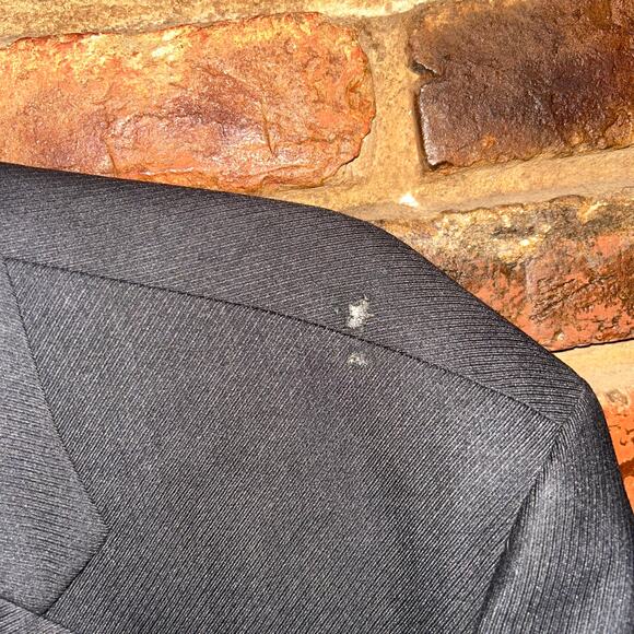 Perry Ellis Black 3-Button Blazer Jacket Sports Coat Men's Size XXL 46 Reg - Picture 6 of 8